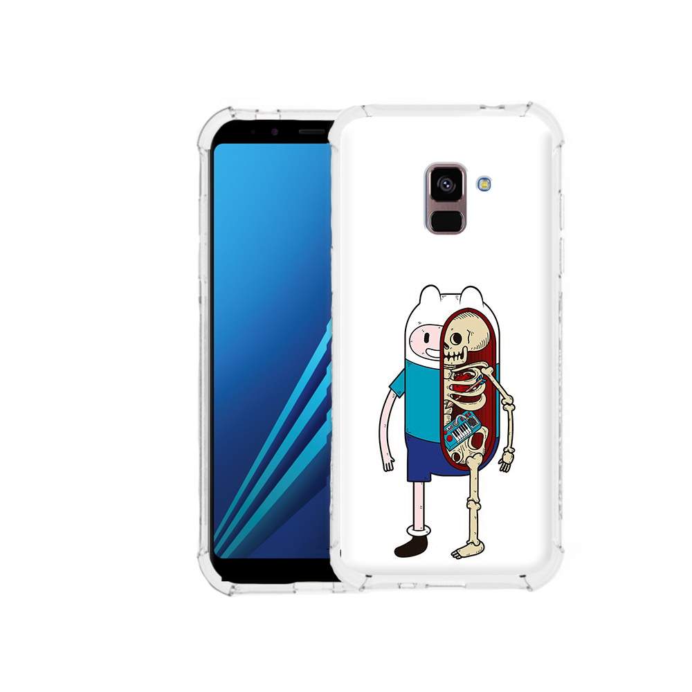 Чехол MyPads Tocco для Samsung Galaxy A8 Plus Финн скелет  (PT119249.593.187), купить в Москве, цены в интернет-магазинах на Мегамаркет