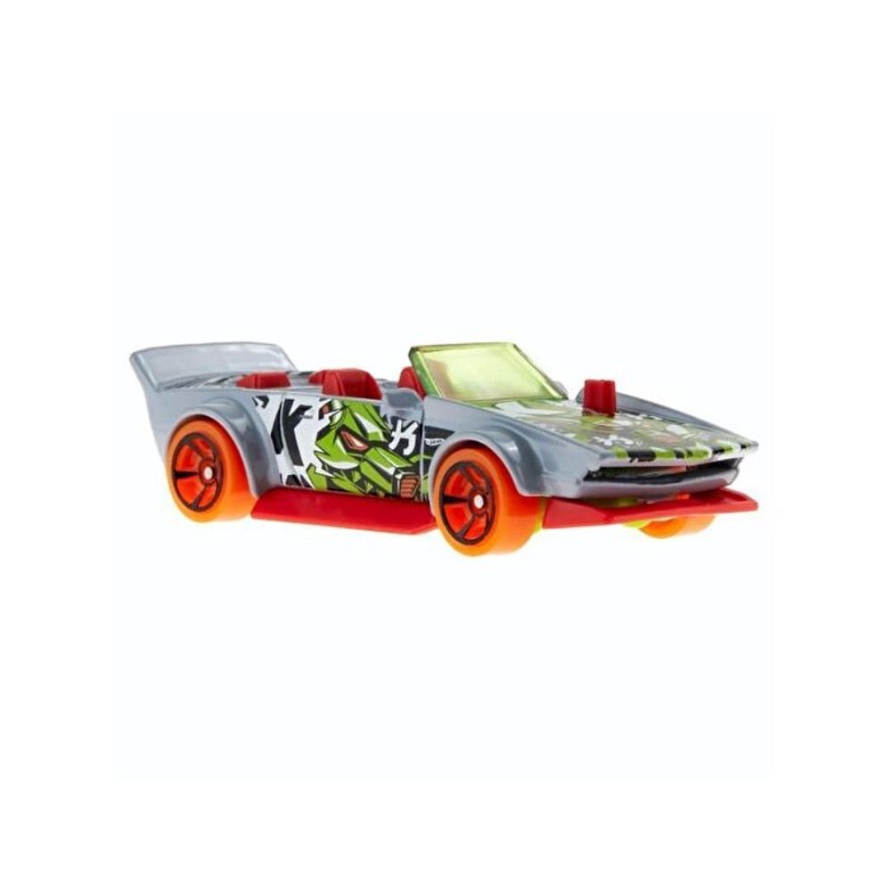 Купить машинка Hot Wheels легковая машина HKK14 металлическая TRACK MANGA  серый;салатовый, цены на Мегамаркет