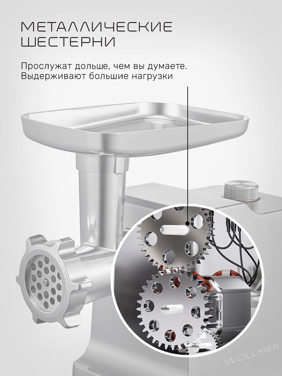 Электромясорубка Wollmer M905 X-POWER basic, купить в Москве, цены в  интернет-магазинах на Мегамаркет