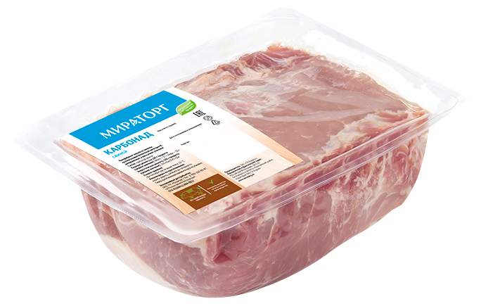 Карбонад свиной Мираторг замороженный +-2,5 кг