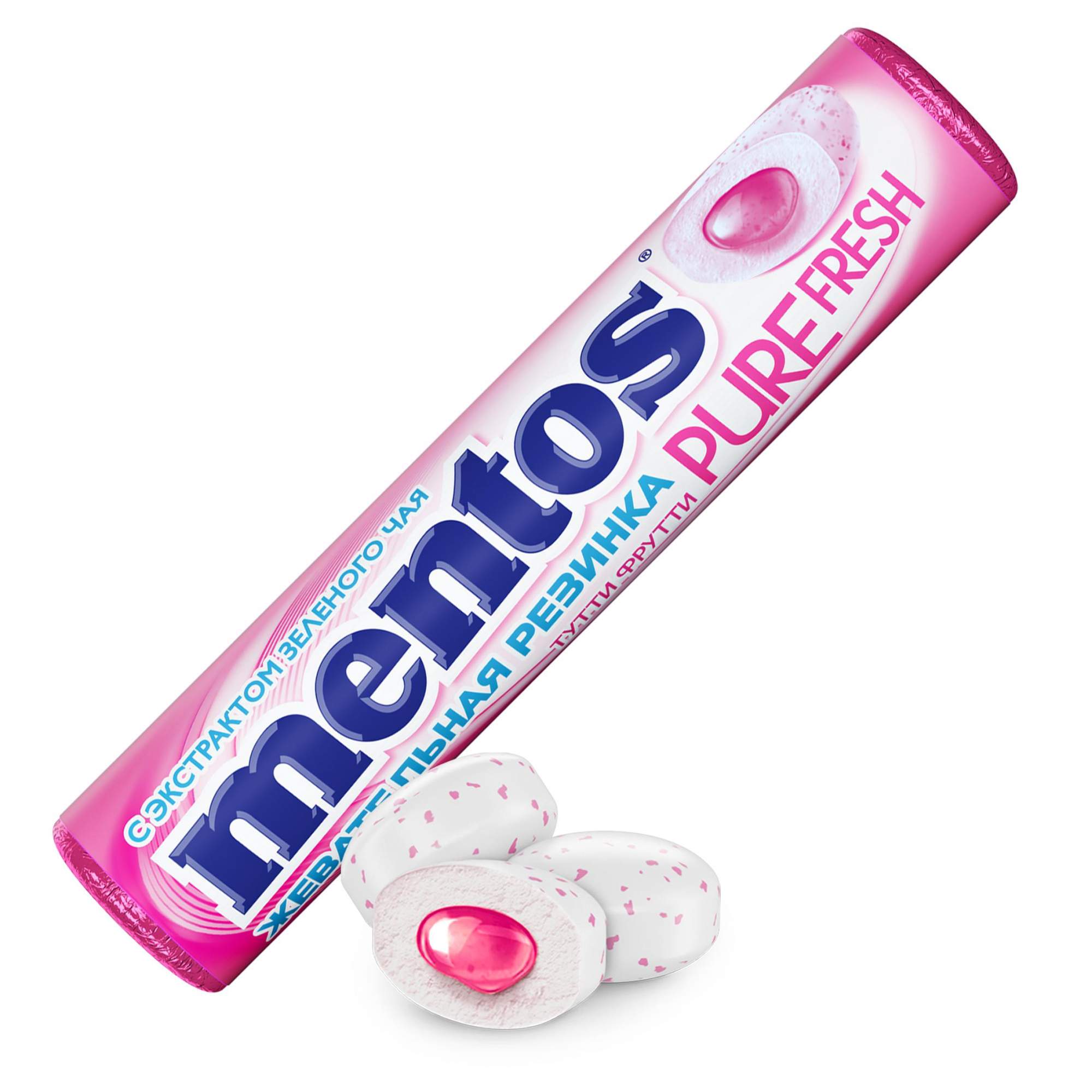 Жевательная резинка Mentos Pure Fresh Тутти Фрутти 15,5 г - отзывы  покупателей на маркетплейсе Мегамаркет | Артикул: 100028423104