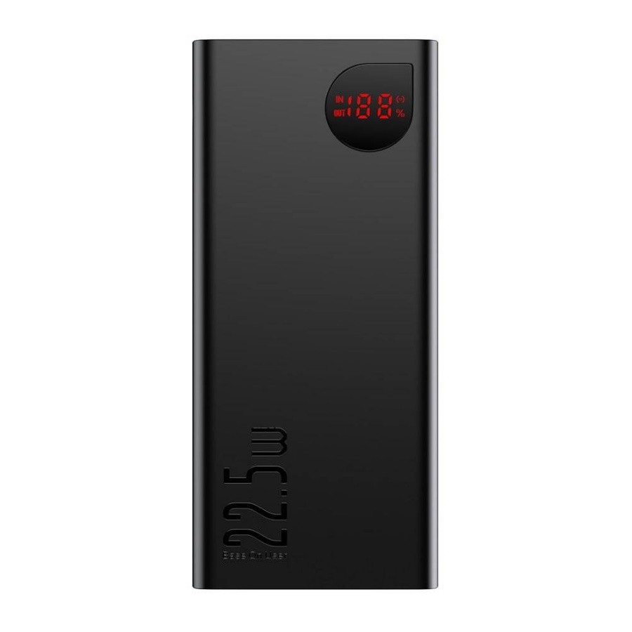 Внешний аккумулятор Baseus Bipow Digital Display PPAD000101 20000mAh PPADM20S Black - купить в Москве, цены в интернет-магазинах Мегамаркет