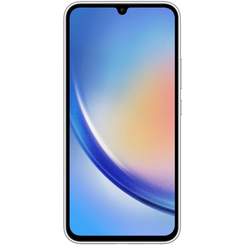 Смартфон Samsung Galaxy A34 S 6/128GB Silver (SM-A346EZSAAFC), купить в  Москве, цены в интернет-магазинах на Мегамаркет