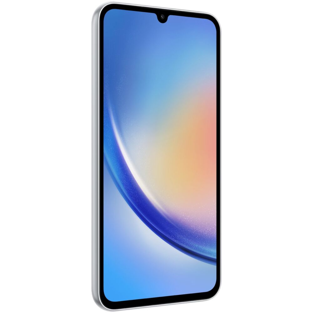 Смартфон Samsung Galaxy A34 S 6/128GB Silver (SM-A346EZSAAFC), купить в  Москве, цены в интернет-магазинах на Мегамаркет