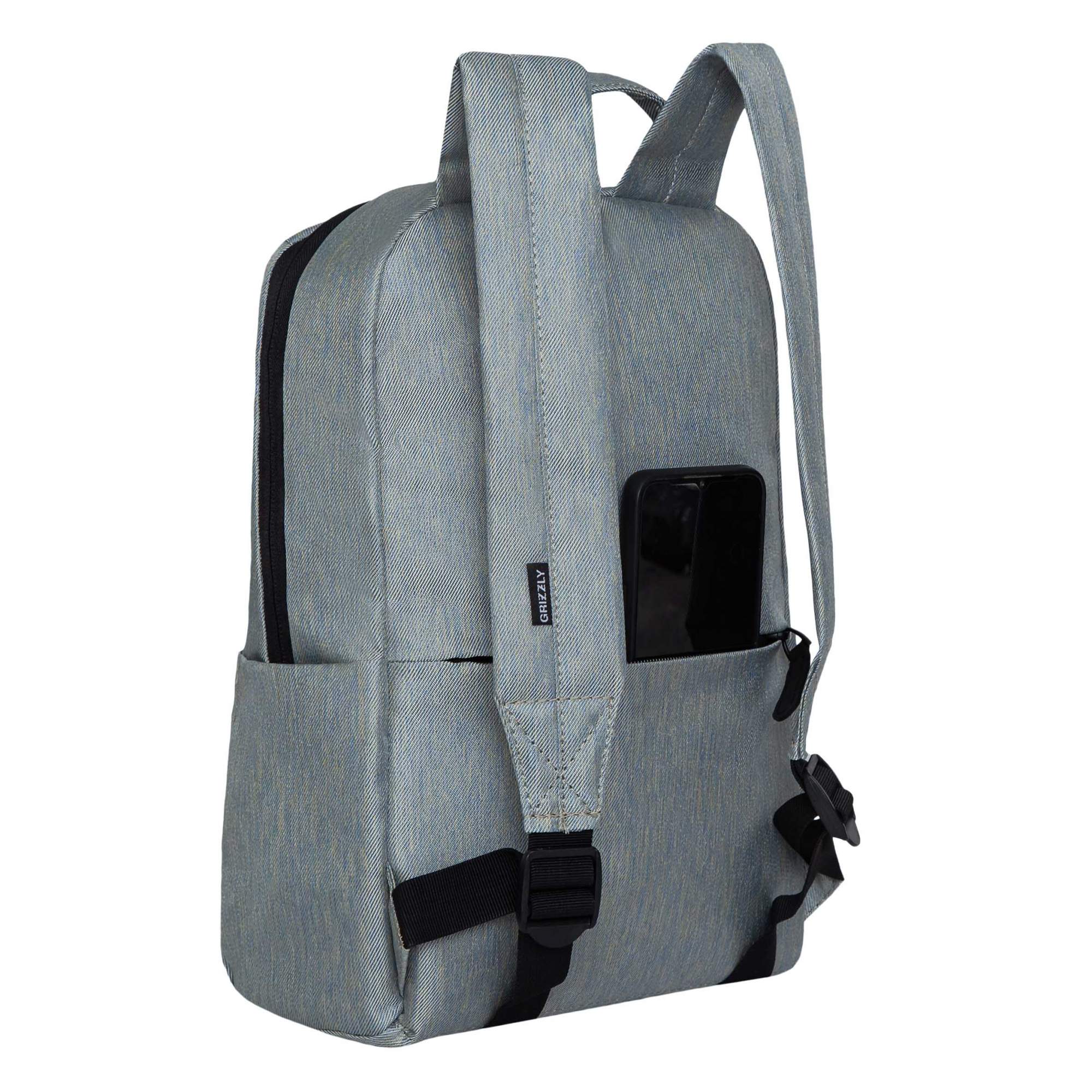 Рюкзак женский Grizzly RXL-120-1 светло-серый