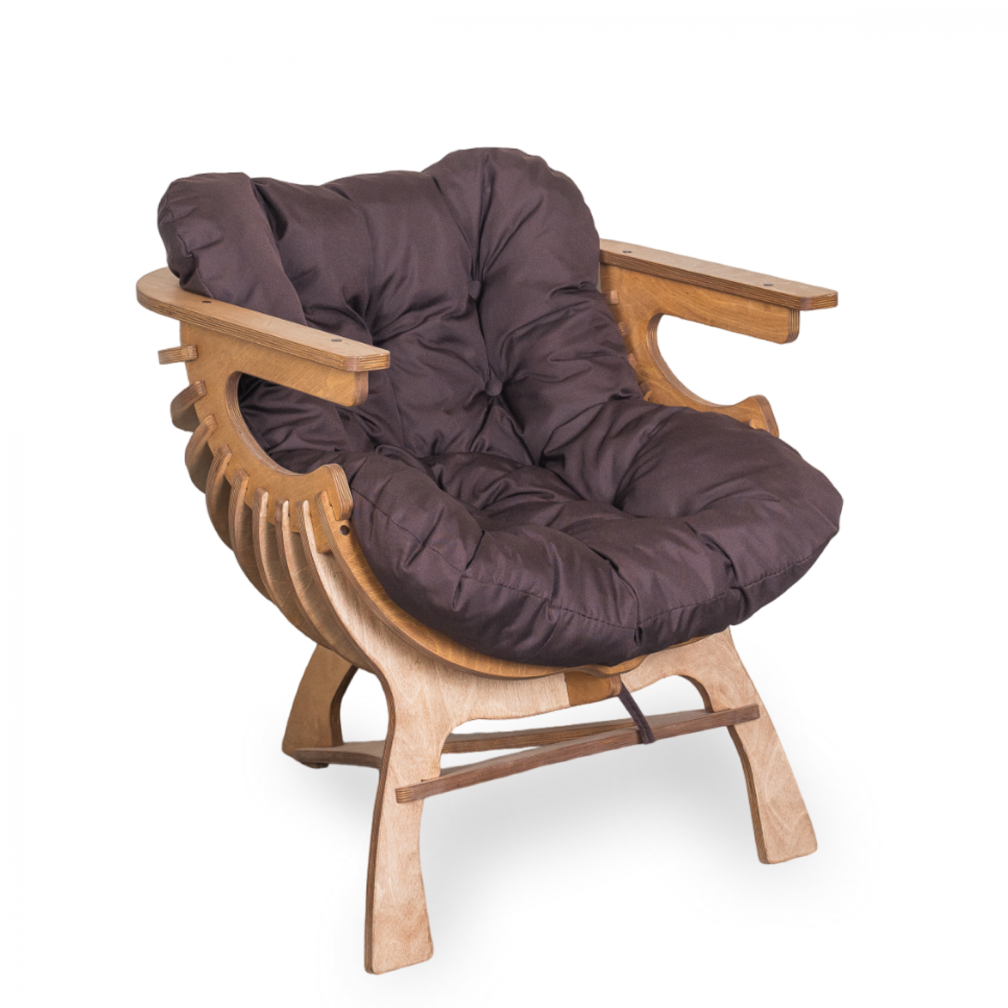 Кресло для отдыха Axioma.woodshop Ракушка - купить в Москве, цены на Мегамаркет | 600013447513