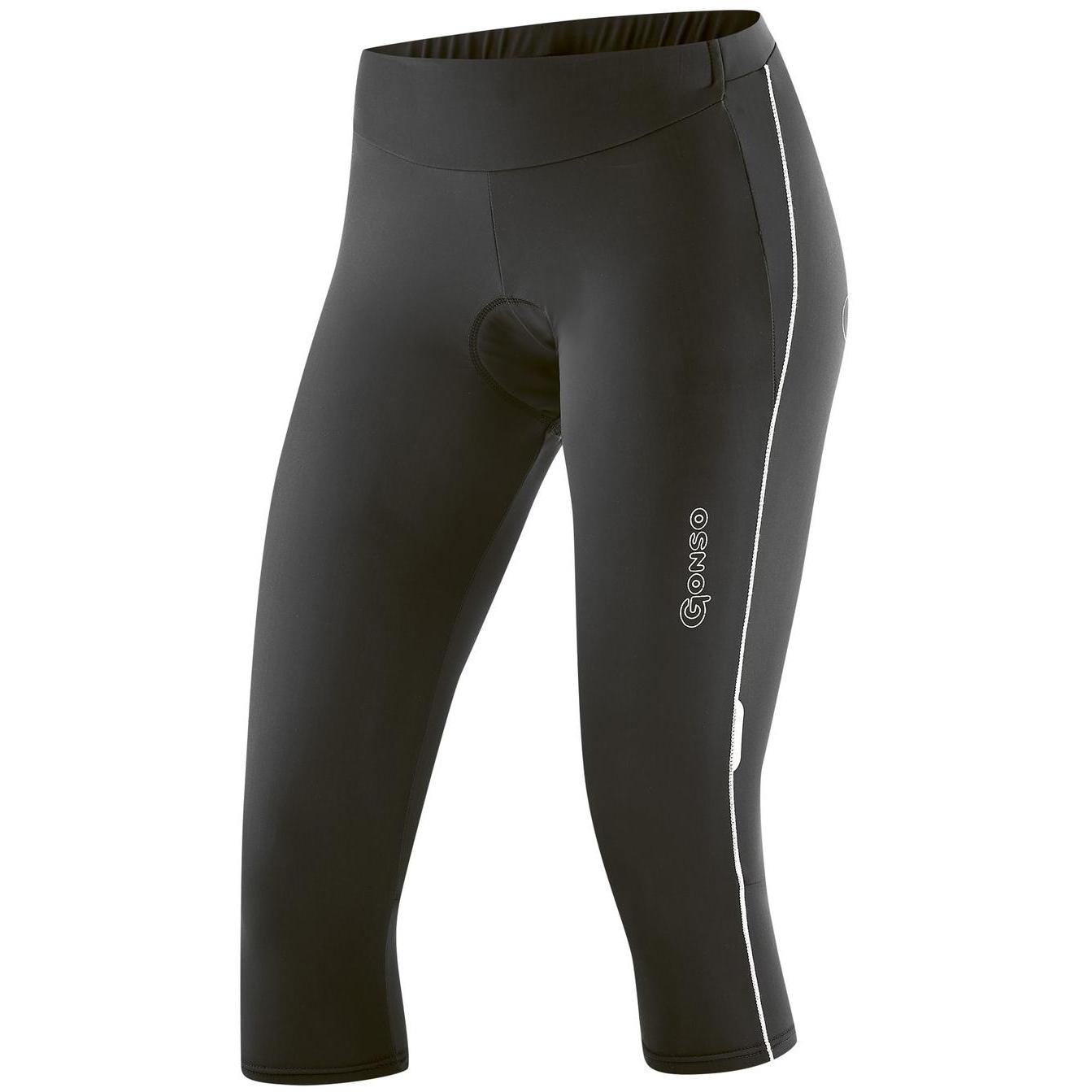 Шорты женские Gonso Lecce Da-Radhose-3/4 черные 34 EU