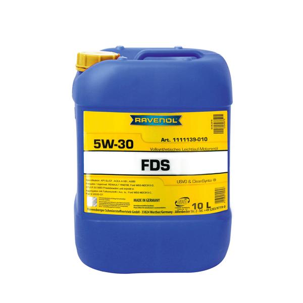 Моторное масло Ravenol FDS 5W30 10л - купить в Москве, цены на Мегамаркет | 100028135183