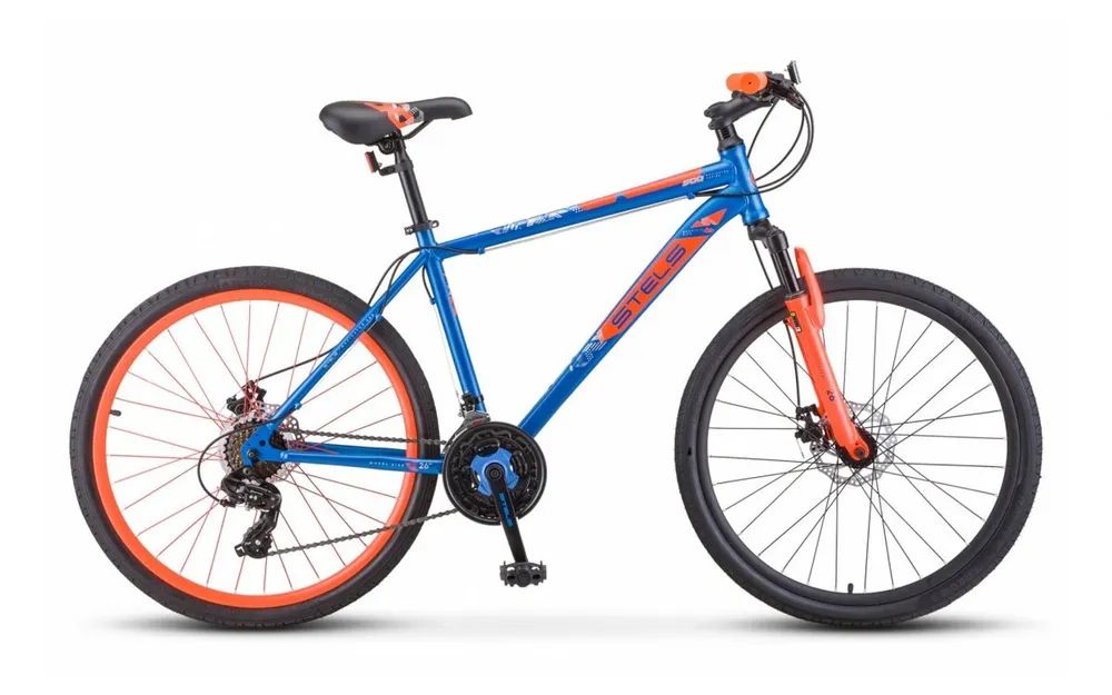 Велосипед 26" Stels Navigator-500 MD, F020, цвет синий/красный, размер 20" - купить в Велосклад, цена на Мегамаркет