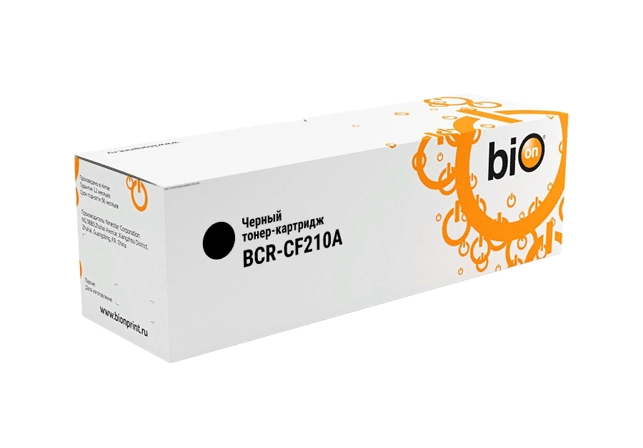 Картридж для лазерного принтера Bion (BCR-CF210A) черный, совместимый - купить в Computermarket.ru, цена на Мегамаркет