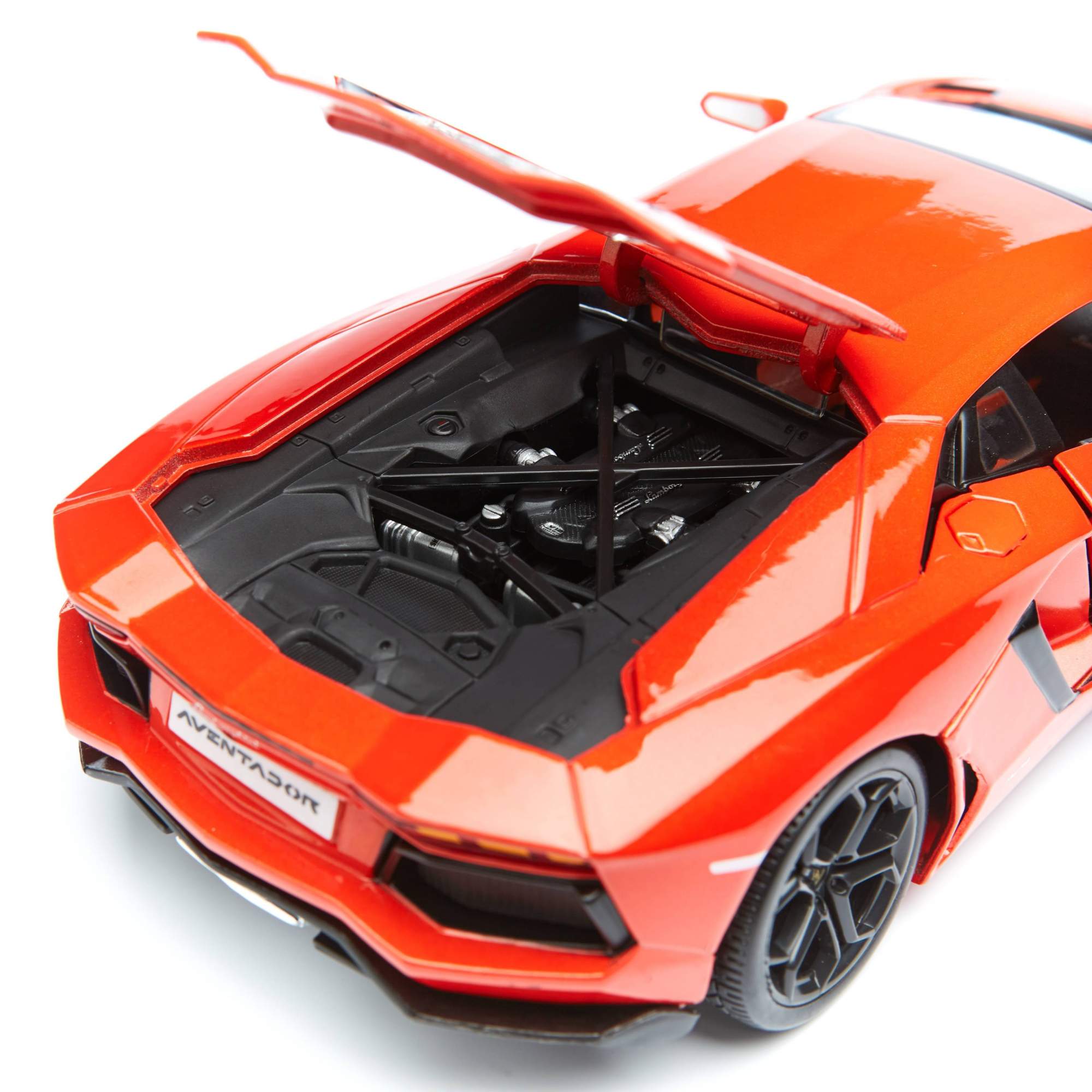 Купить bburago машина BB 18-11033 1:18 PLUS LAMBORGHINI AVENTADOR LP700-4  MET ORANGE, Оранжевый, цены на Мегамаркет