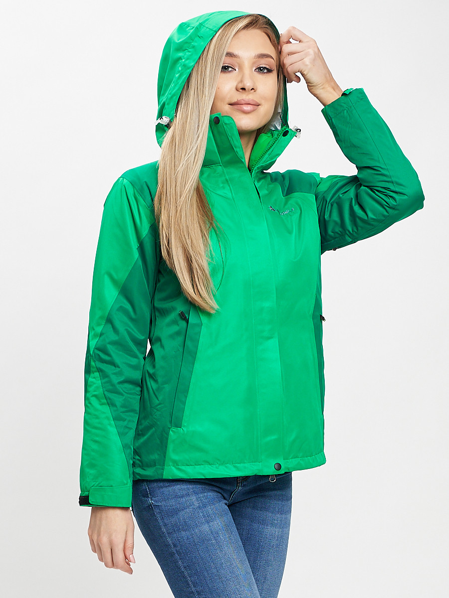 Спортивная куртка женская MTFORCE 33213 зеленая 44 RU