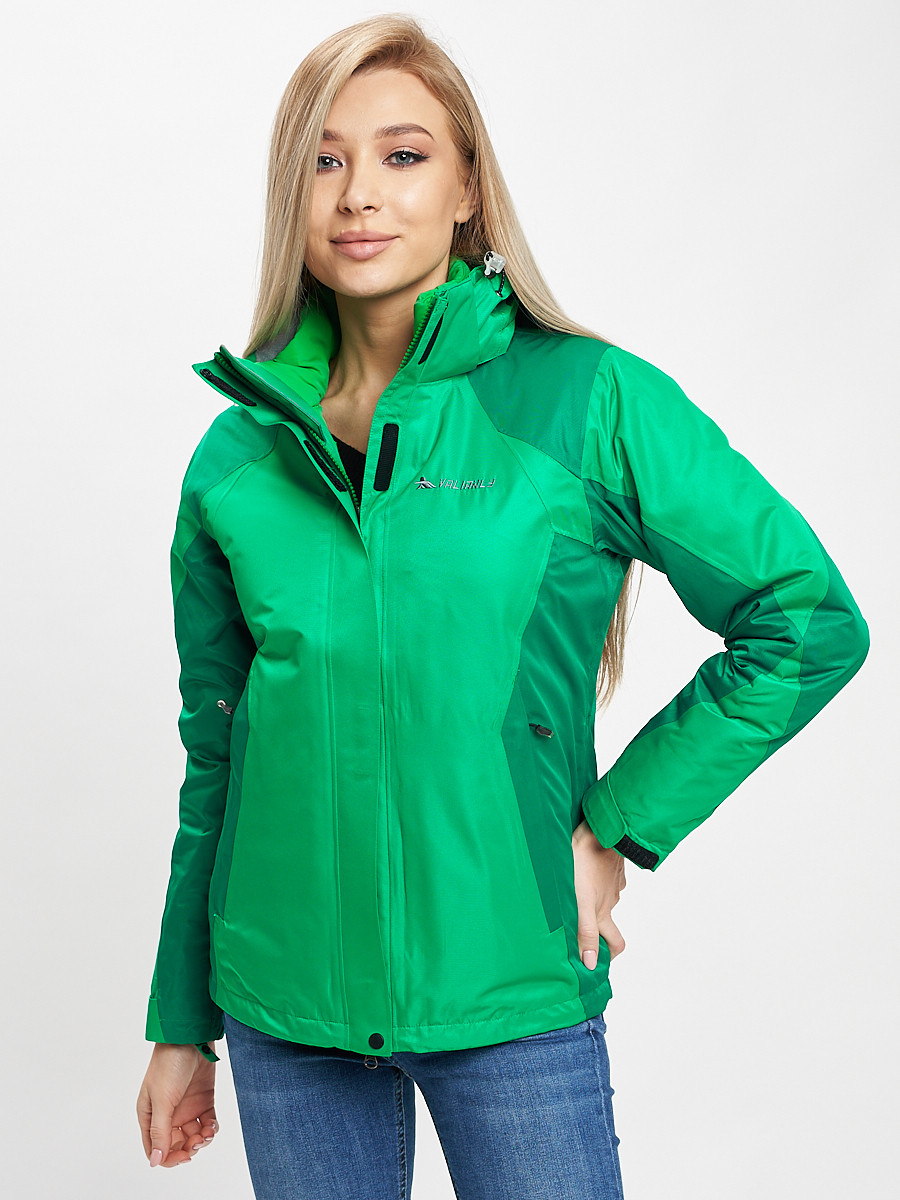 Спортивная куртка женская MTFORCE 33213 зеленая 46 RU