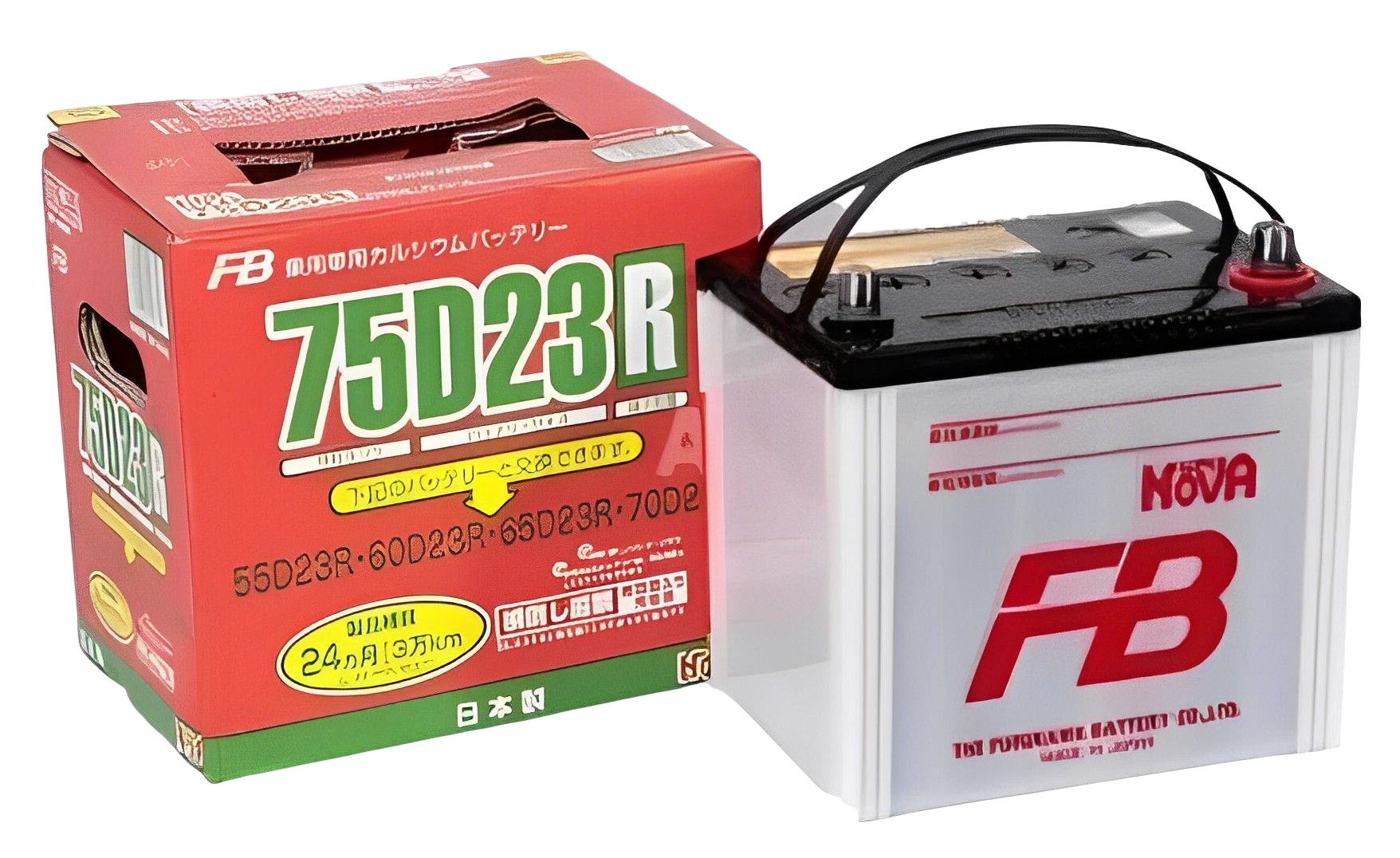 Аккумулятор fb nova 75d23l. Аккумулятор fb nova 75d23l