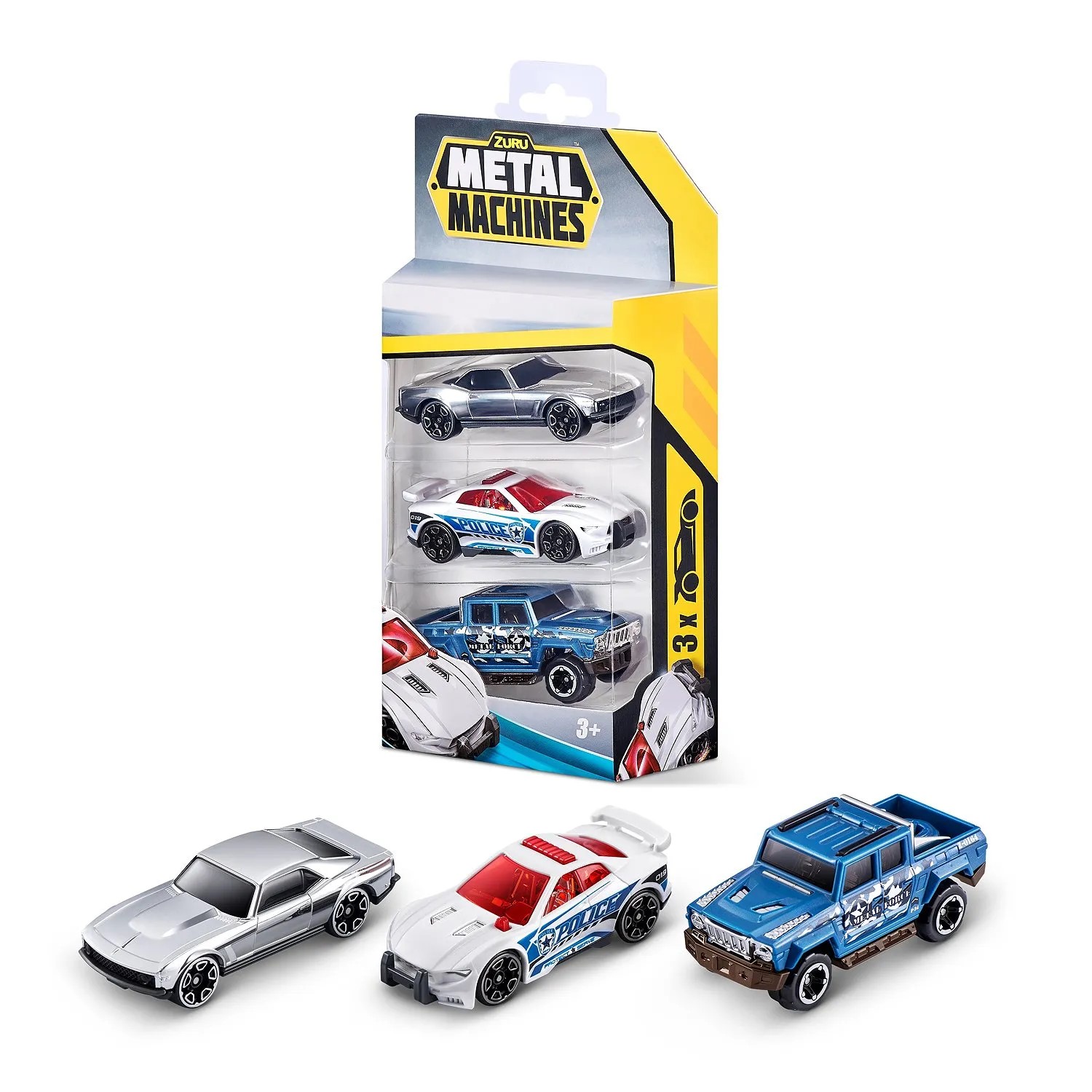 Купить набор моделей Zuru Metal Machines 3 шт, цены на Мегамаркет