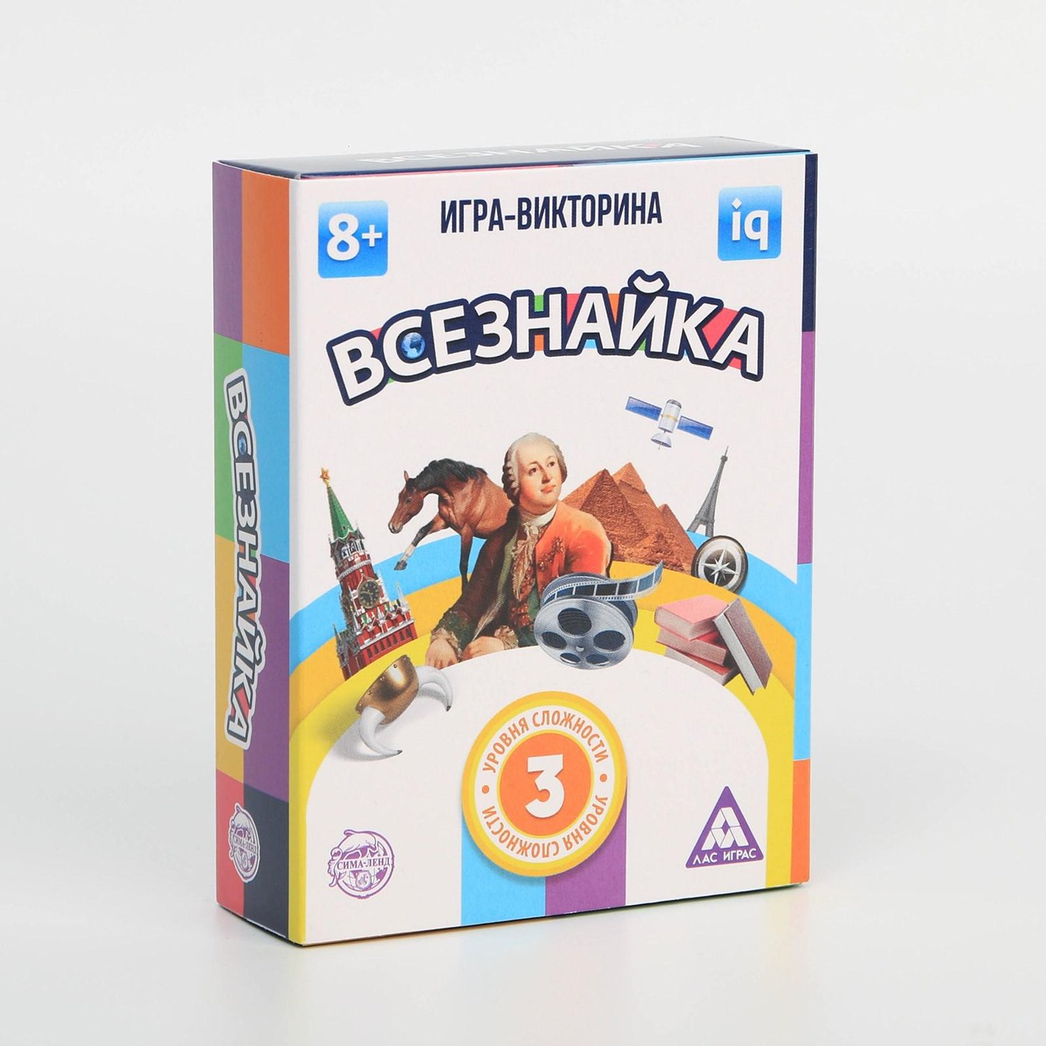 Лас Играс - купить обучающая игра-викторина Лас Играс Всезнайка, 90  карточек, цены в Москве на Мегамаркет