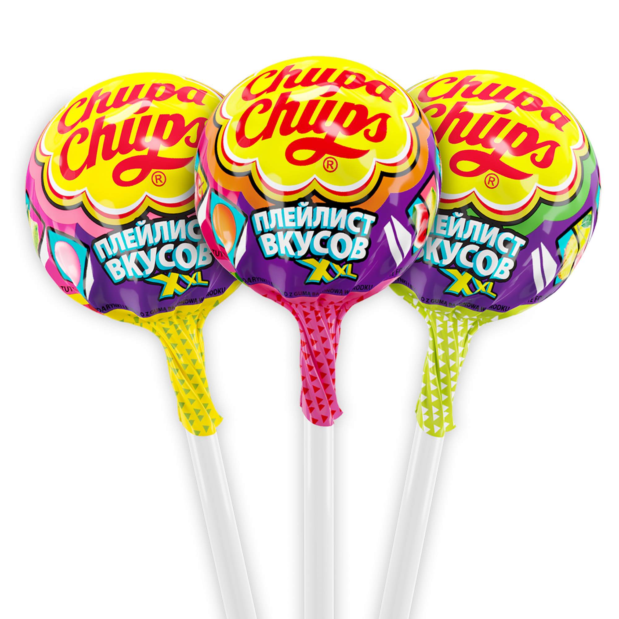 Карамель Chupa Chups XXL Flavors Playlist фруктовая с жевательной резинкой  29 г - отзывы покупателей на маркетплейсе Мегамаркет | Артикул: 100028505844