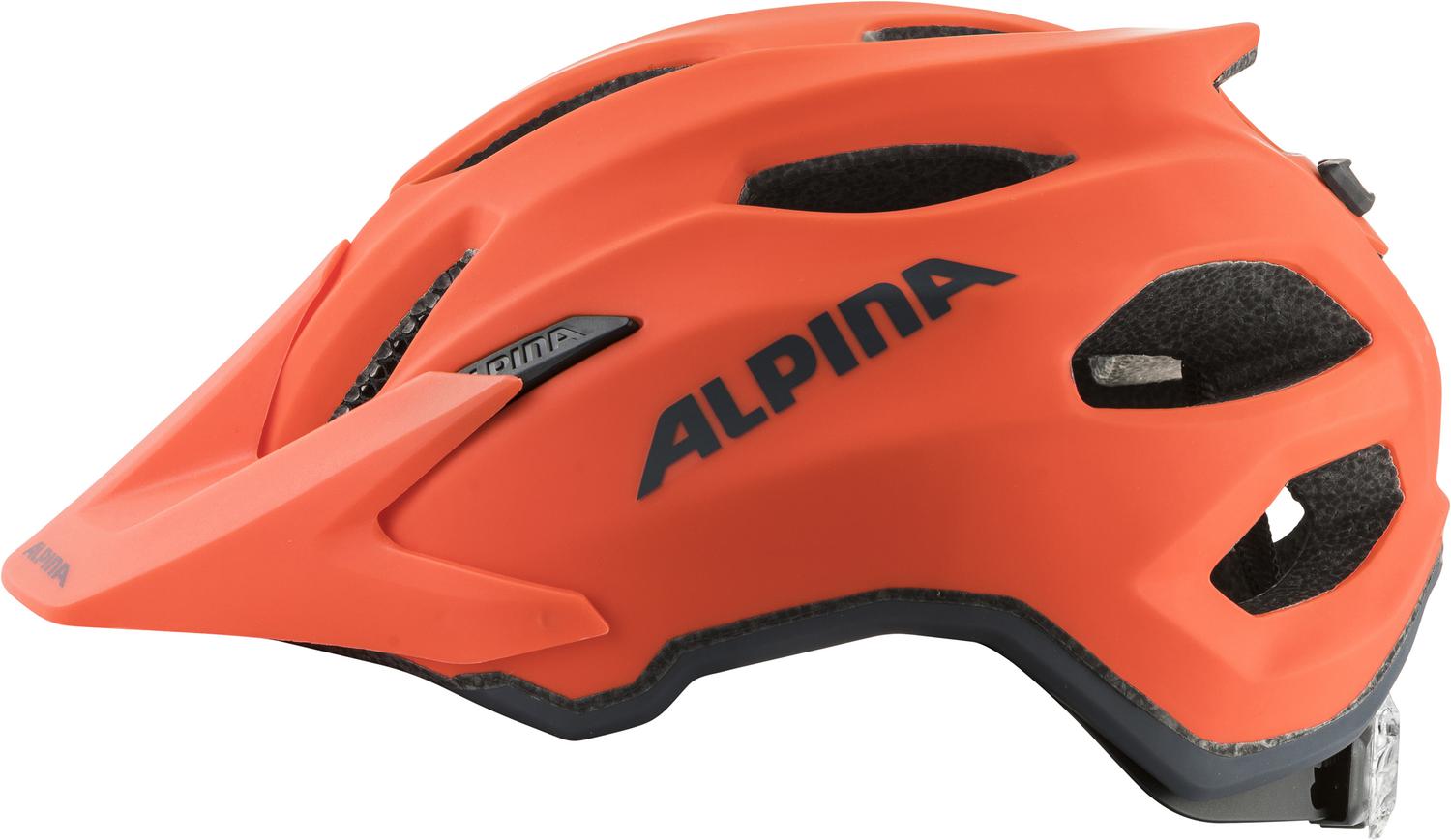 Велосипедный шлем Alpina Carapax Jr., pumpkin/orange matt, S