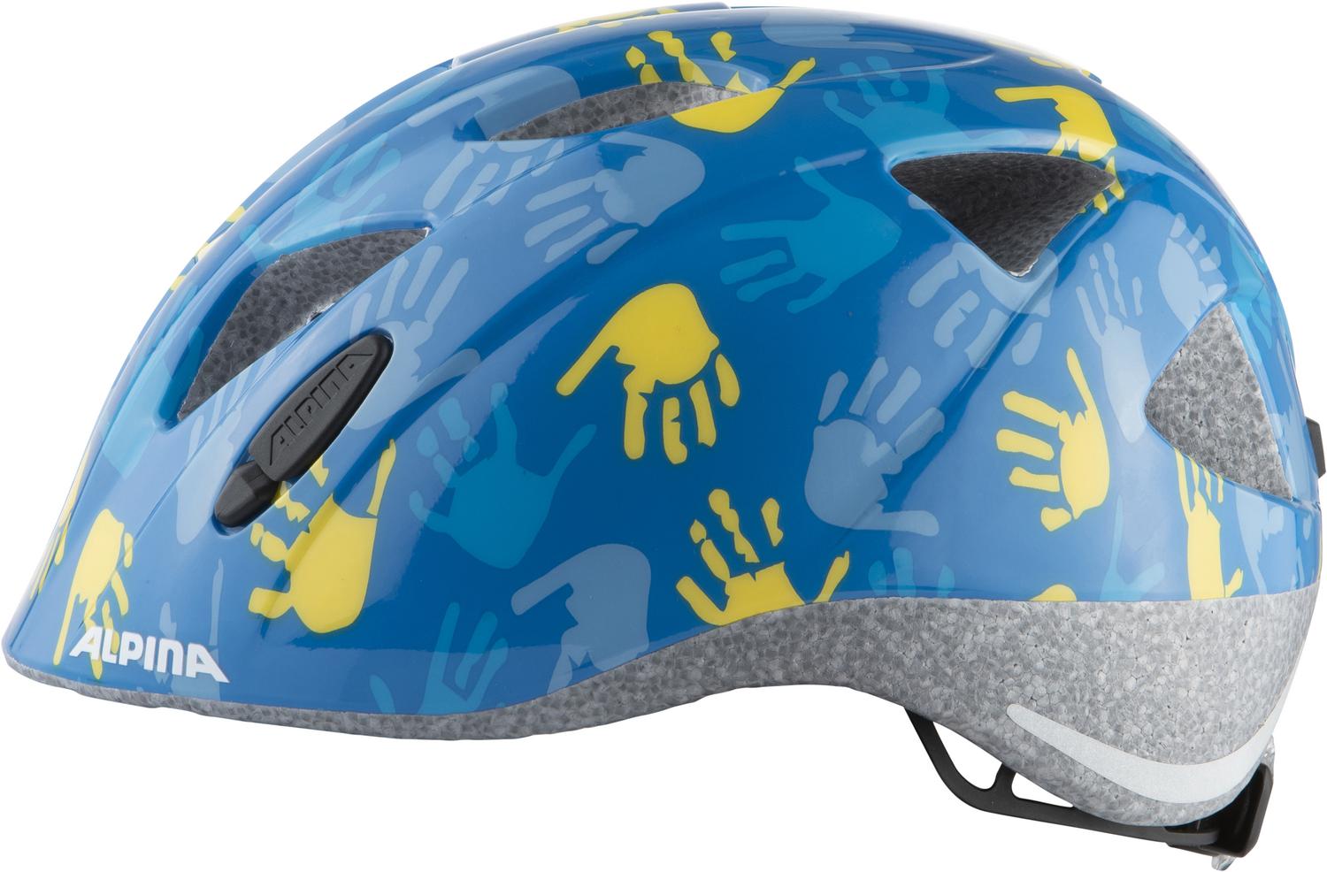 Велосипедный шлем Alpina Ximo, blue hands gloss, M