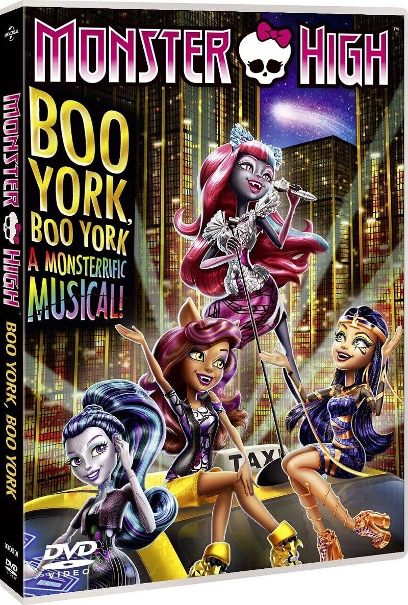 Бу йорк. DVD школа монстров. Monster High Boo York. Monster High Boo York Boo York.