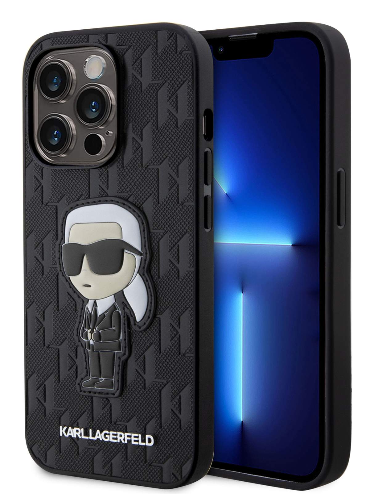 Чехол Karl Lagerfeld для iPhone 14 Pro Max из экокожи с принтом, Black -  отзывы покупателей на маркетплейсе Мегамаркет | Артикул: 600012760851