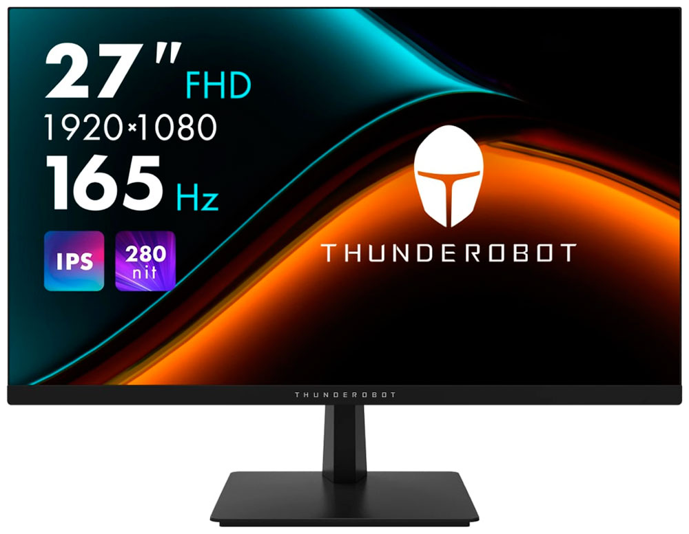 27" Монитор Thunderobot F27H144F Black 165Hz 1920x1080 IPS - купить в М.видео, цена на Мегамаркет