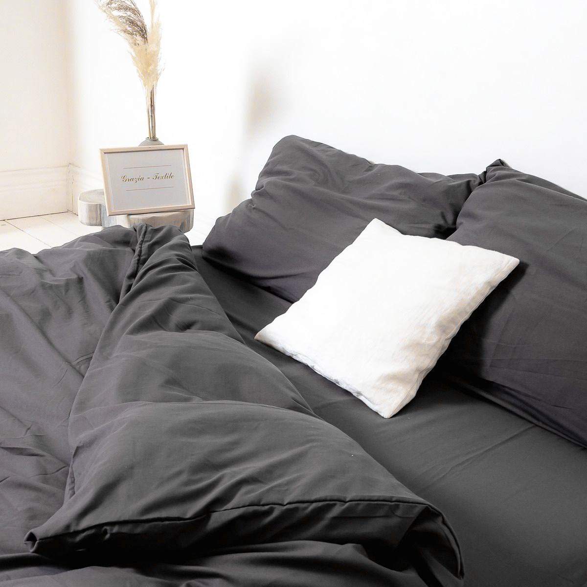 Комплект постельного белья Grazia-Textile 2 спальный серый