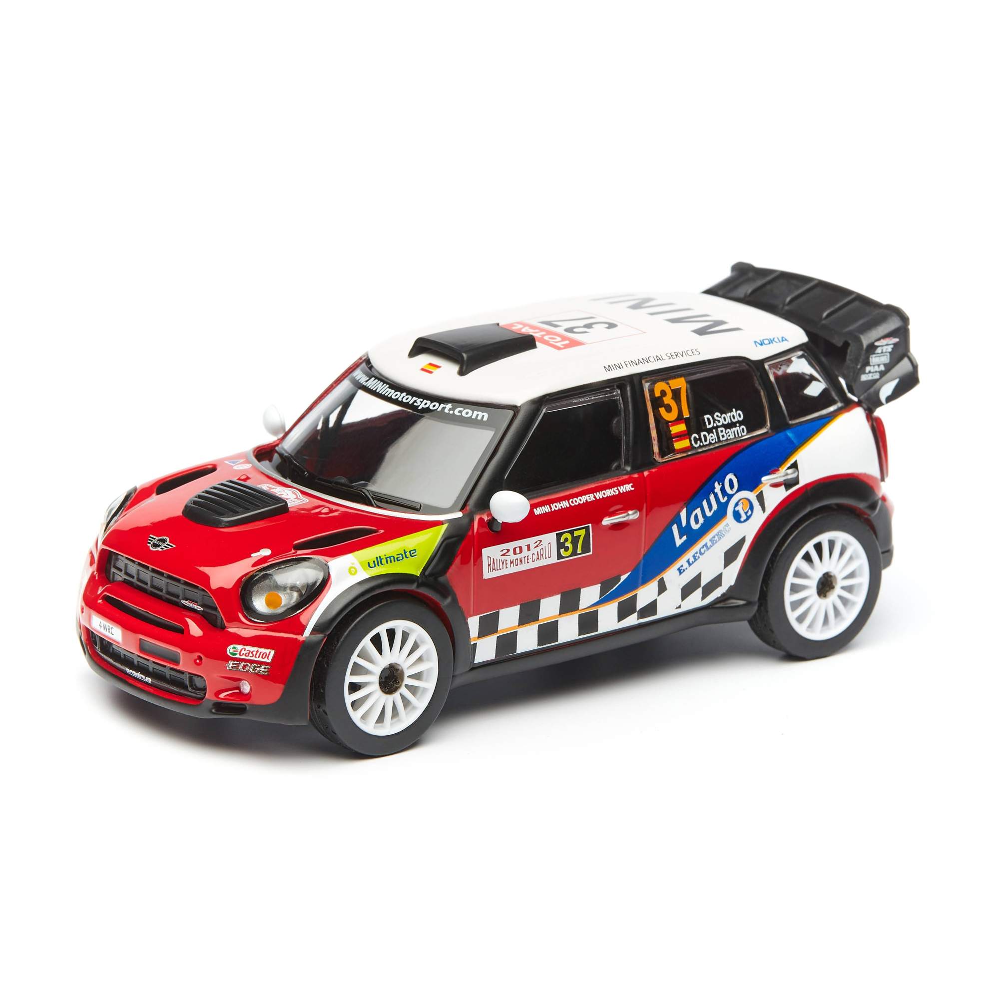 Купить bburago Машинка металлическая ралли 2012 MINI John Cooper Works WRC  Team Dani Sordo, 1:32, цены на Мегамаркет