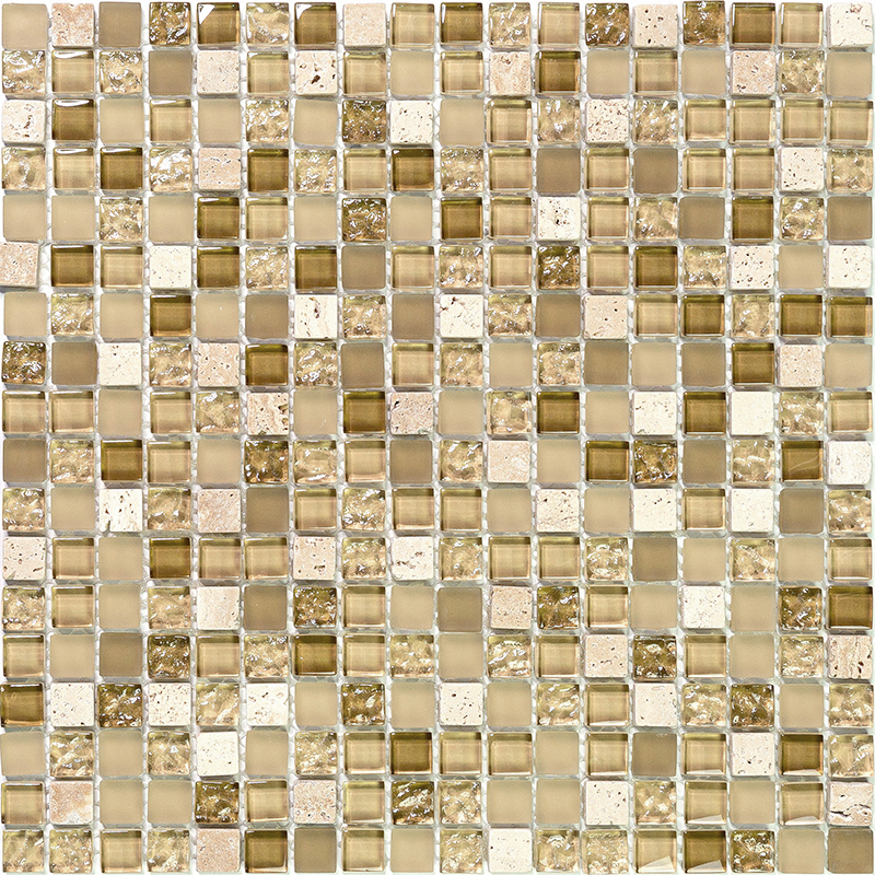 Мозаичная плитка Natural Pastel-PST 4PST-008 бежевый коричневый