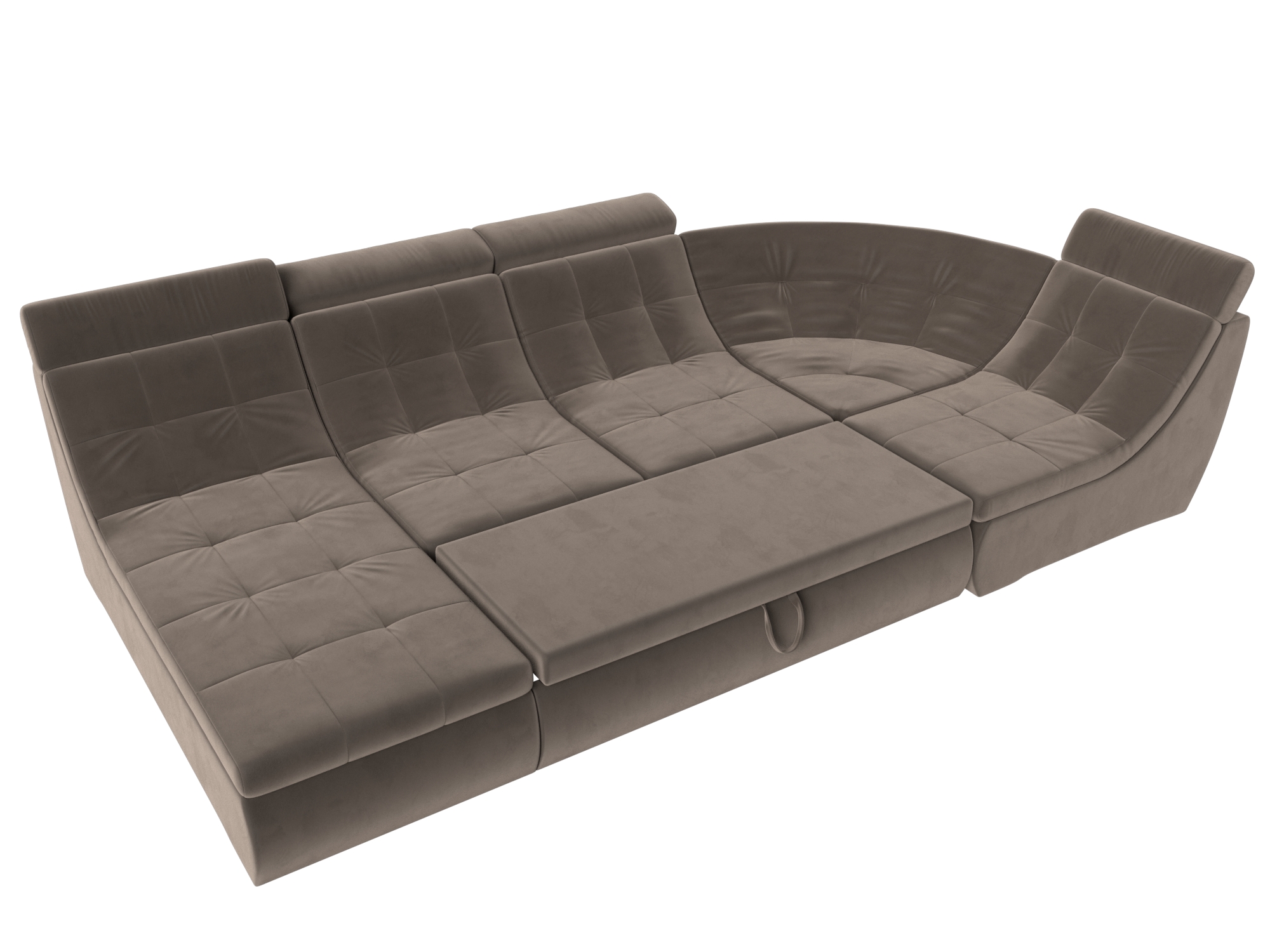 Лига Диванов П-образный модульный диван Холидей Люкс - купить в Москве,цены на Мегамаркет