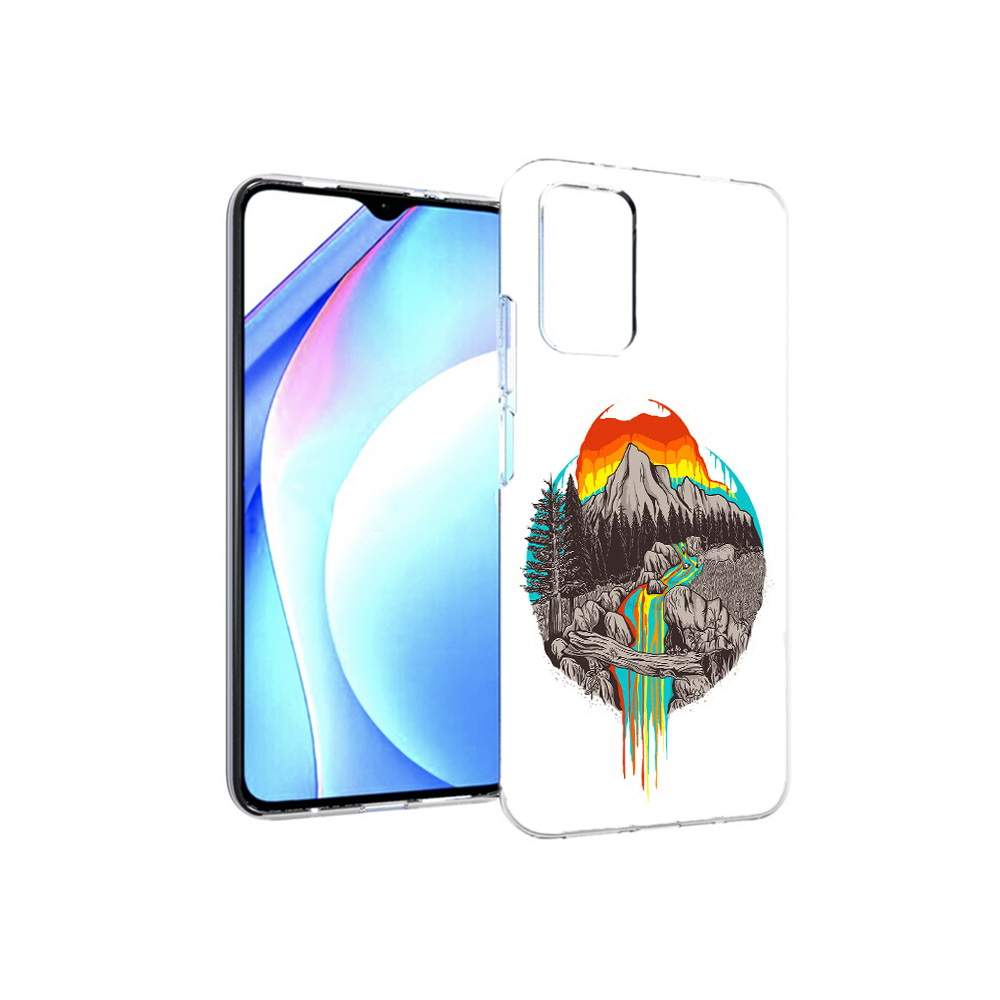 Чехол MyPads Tocco для Xiaomi Redmi 9T Радужный водопад (PT226951.281.144),  купить в Москве, цены в интернет-магазинах на Мегамаркет