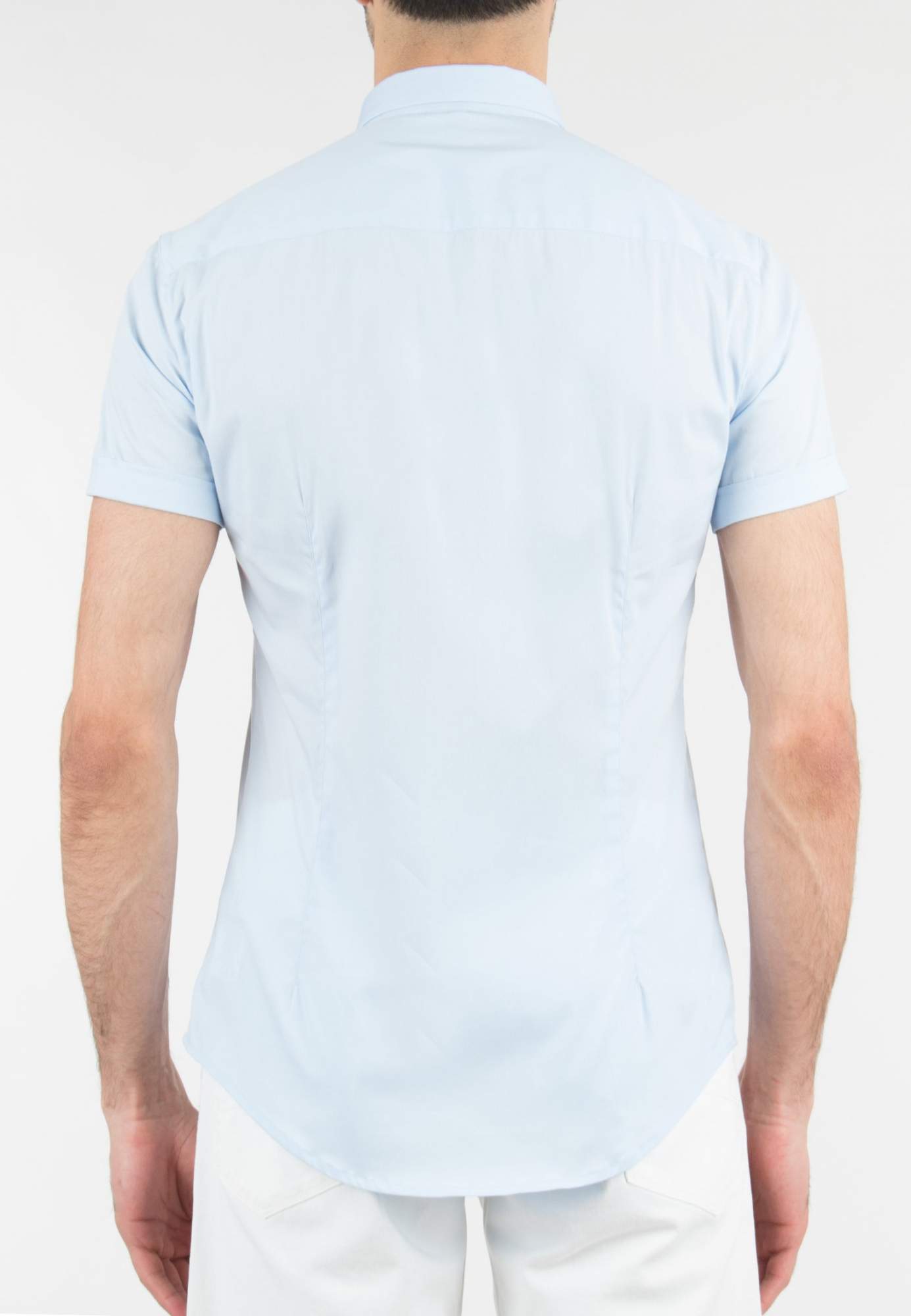 Рубашка мужская Emporio Armani 116835 голубая L