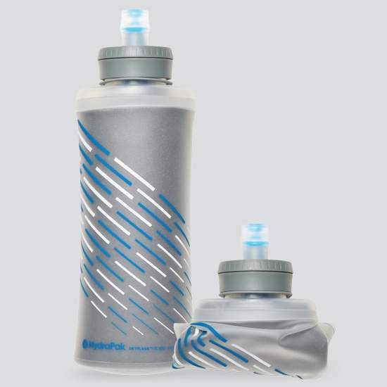 Бутылка для воды мягкая 0.5л HydraPak skyflask it - серая (SPI458)