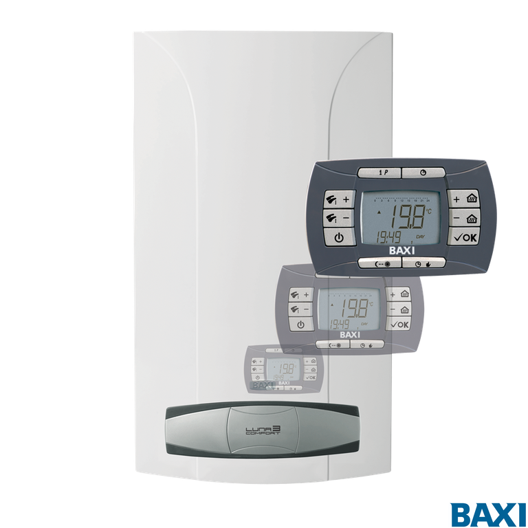 Котел газовый настенный BAXI LUNA-3 Comfort 1.240 i (одноконтурный, открытая камера) купить в интернет-магазине, цены на Мегамаркет