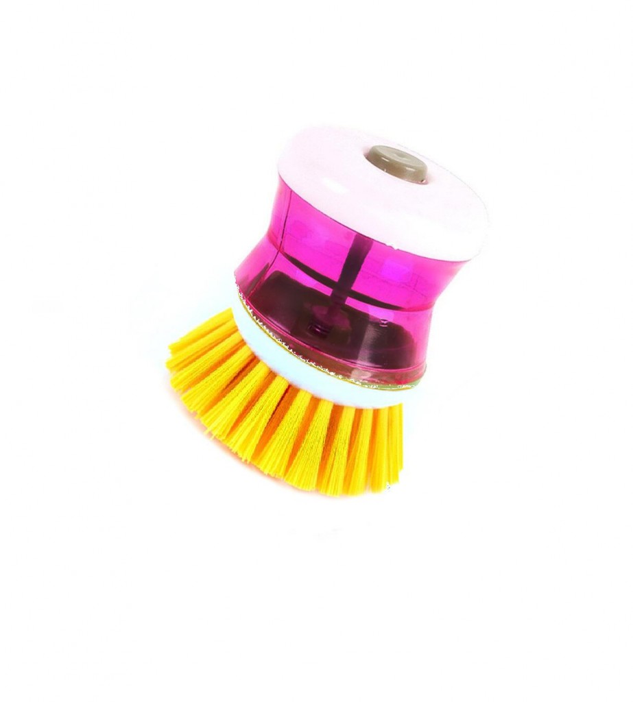 Щётка с резервуаром для моющего средства CLEANING ESSENTIAL (Фиолетовый, Оранжевый)