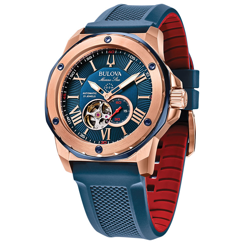 Наручные часы мужские Bulova 98A227 синие