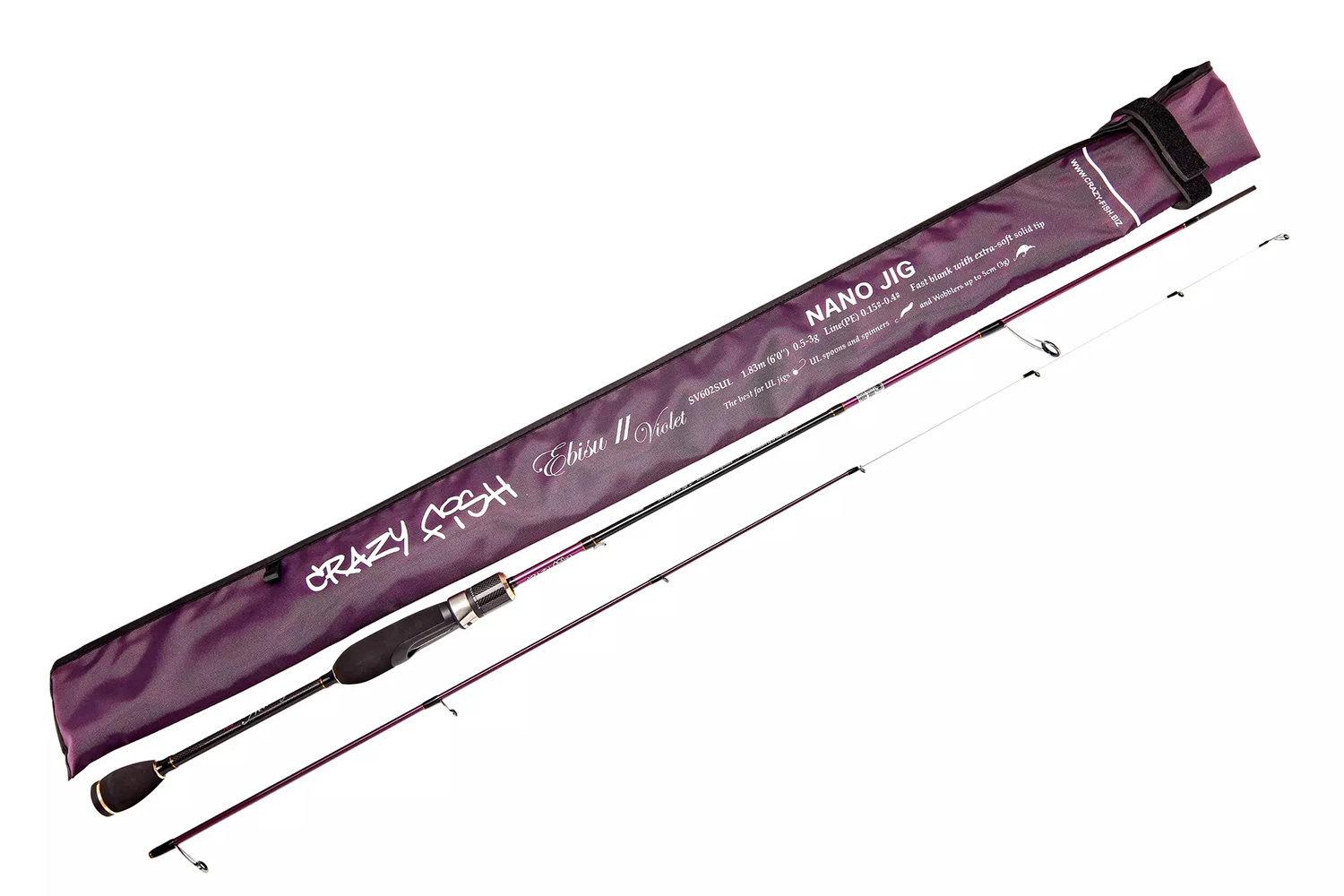 Спиннинг Crazy Fish EBISU VIOLET II 6'0