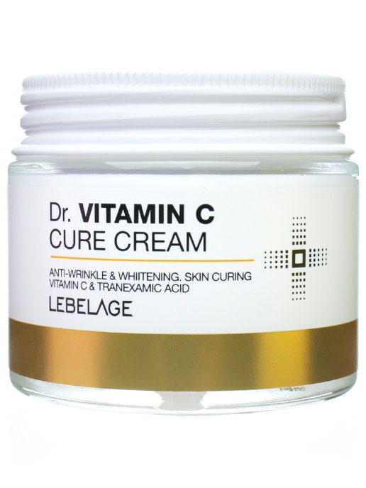 Купить крем для лица с витамином С Lebelage Dr. Vitamin C Cure Cream 70 мл, цены на Мегамаркет | Артикул: 600004900622