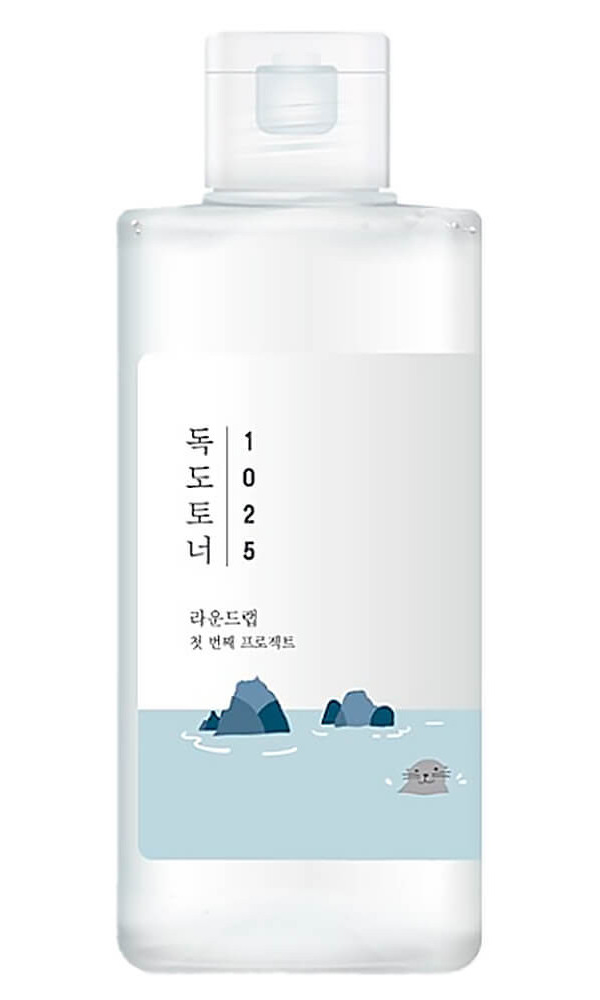 Отшелушивающий тонер с морской водой Round Lab 1025 Dokdo Toner 200 мл - купить в Korean Heart, цена на Мегамаркет
