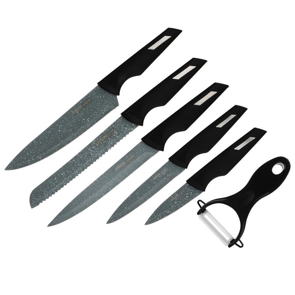 Набор ножей кухонных Satoshi Аррен 6 предметов - купить в Москве, цены ...