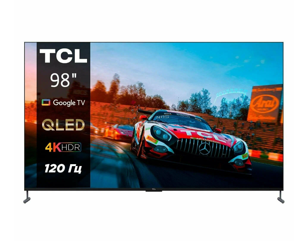 Телевизор TCL 98C745, 98"(249 см), UHD 4K – купить в Москве, цены в интернет-магазинах на Мегамаркет