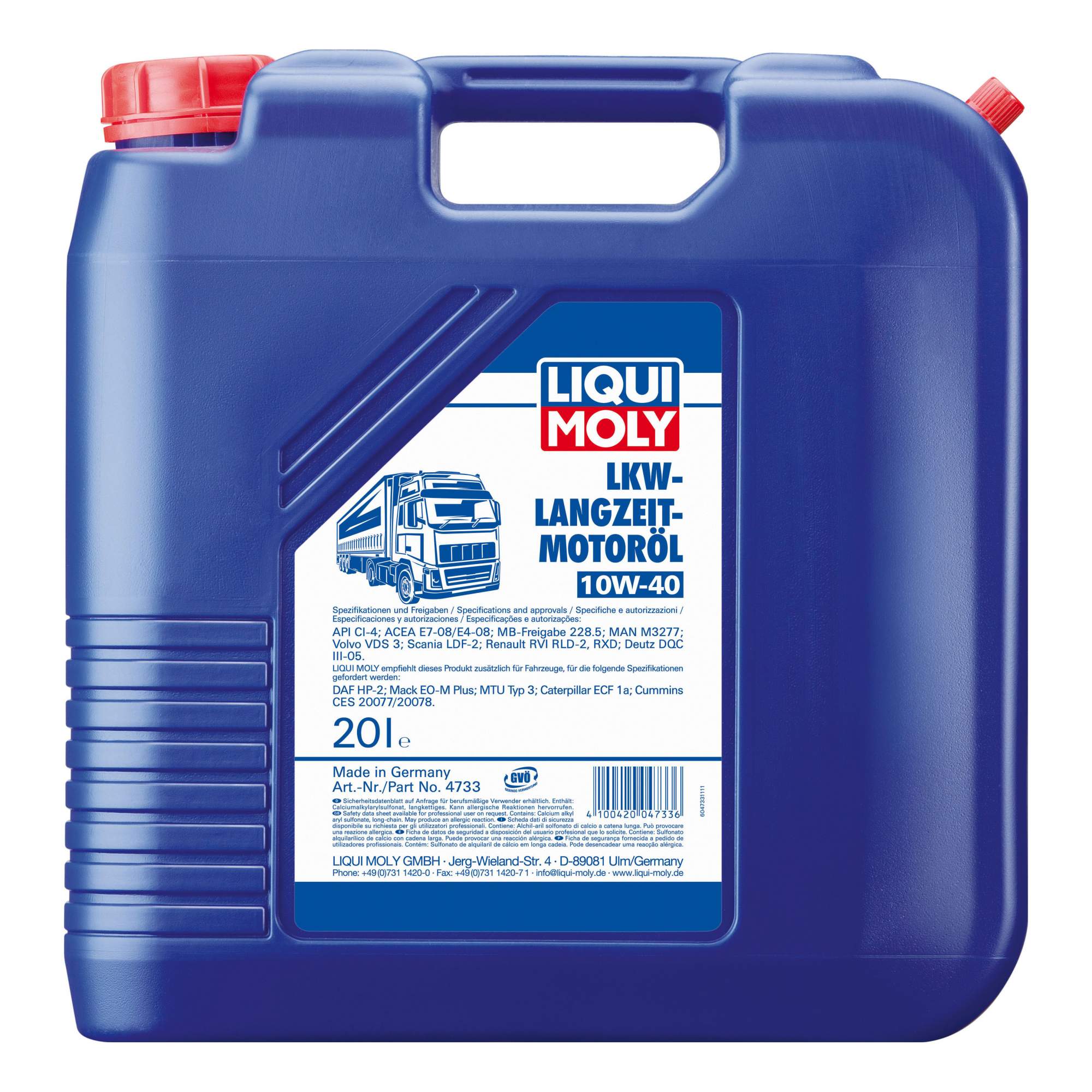 Синтетическое моторное масло LKW-Langzeit-Motoroil Basic 10W-40 CI-4;E4/E7 - купить в Москве, цены на Мегамаркет | 100000400113