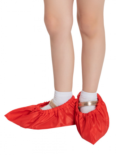 Бахилы для обуви RINIDI многоразовые детские Red