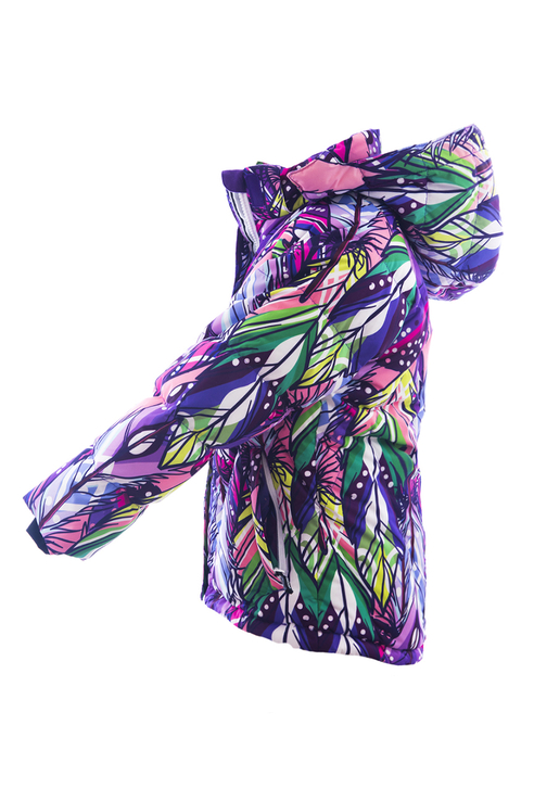 Куртка для девочки KUOMA, цв.фиолетовый, р-р 122