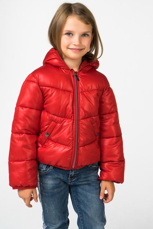 Красная куртка для девочки