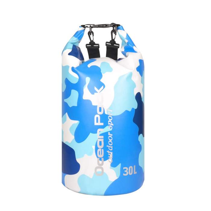 Спортивная сумка Nuobi Camouflage Ocean Pack 30 голубая