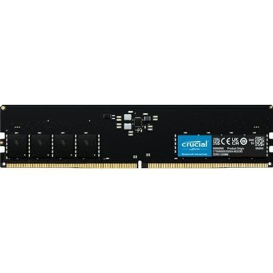 Оперативная память Crucial 16Gb DDR5 4800MHz (CT16G48C40U5), купить в Москве, цены в интернет-магазинах на Мегамаркет