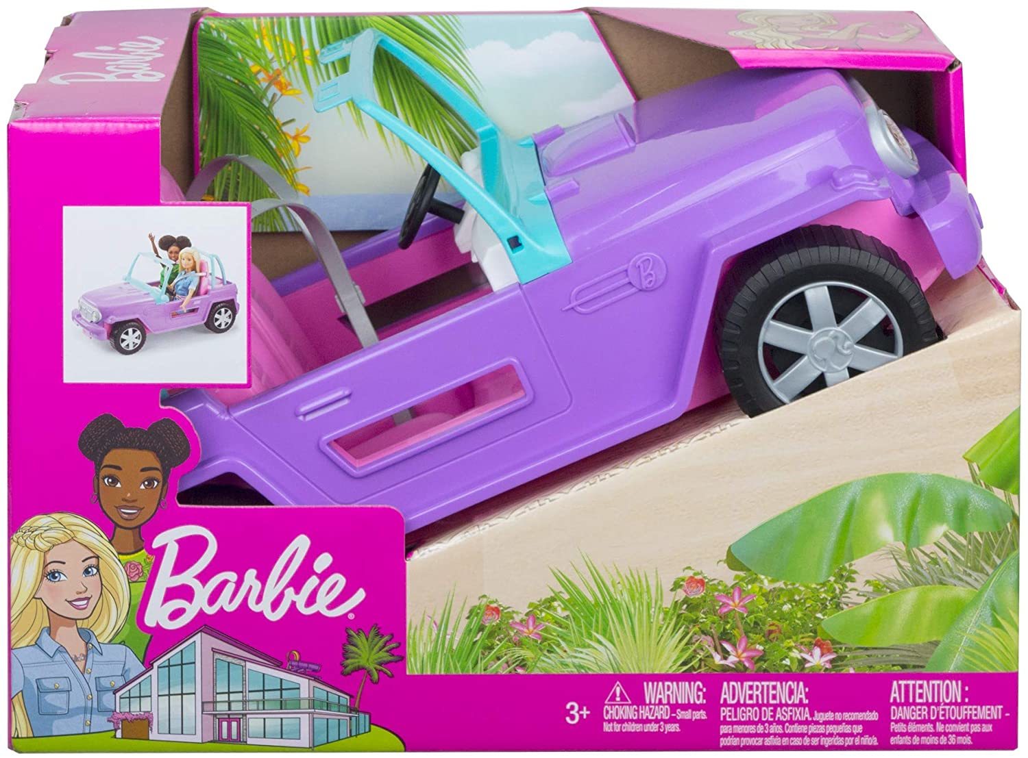 Купить машина для Барби Джип Barbie GMT46, цены на Мегамаркет