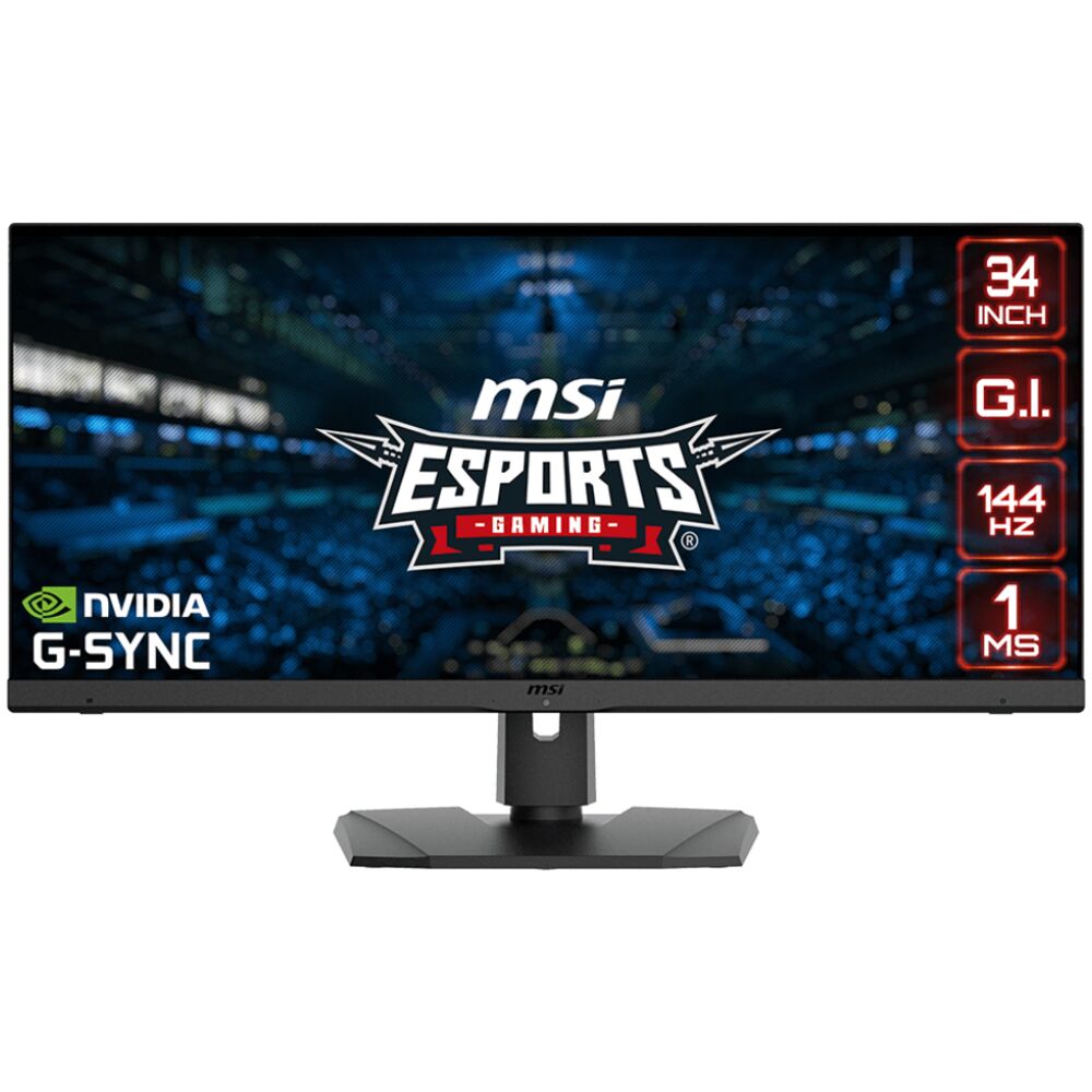 34" Монитор MSI MPG341QR черный 144Hz 3440x1440 IPS, купить в Москве, цены в интернет-магазинах на Мегамаркет