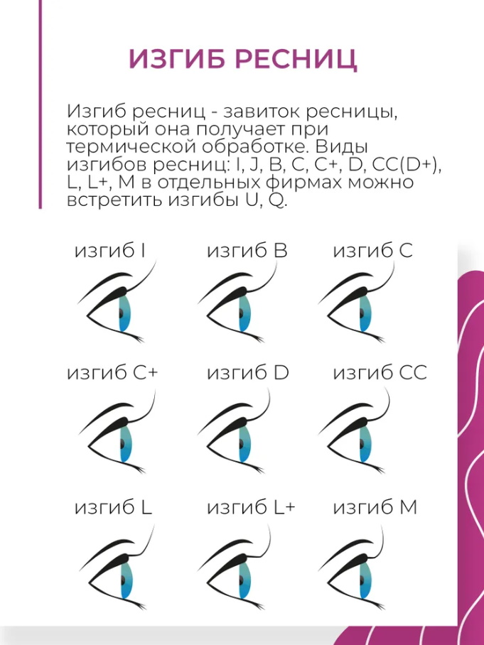 Сравнение изгибов ресниц популярных брендов на рынке